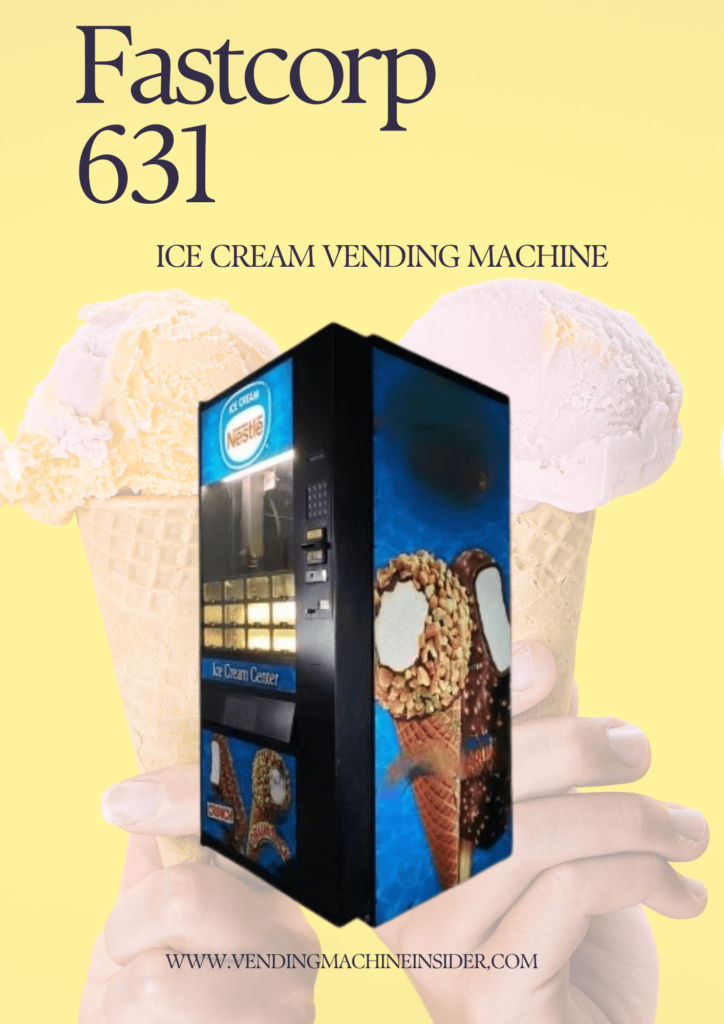 FASTCORP 631 FROZEN FOOD AND ICE CREAM VENDING MACHINE