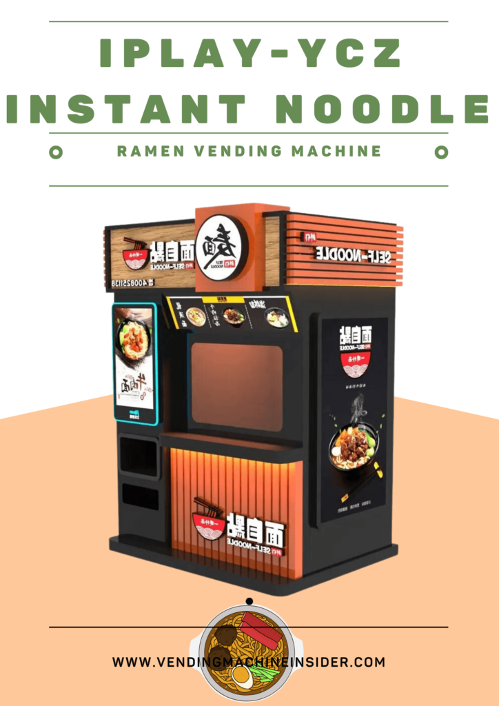 IPLAY-YCZ Instant Noodle Ramen Vending Machine 