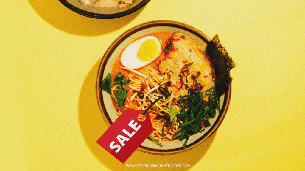 Ramen vending machine for sale