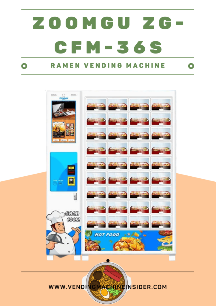 ZOOMGU ZG-CFM-36S Self-Service Ramen Vending Machine