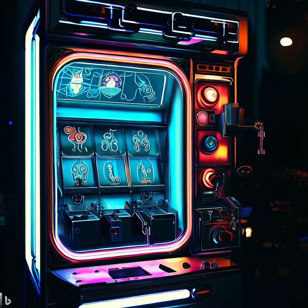 sticker and tattoo vending machine