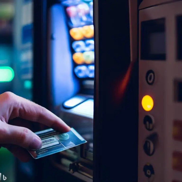 Vending Machine Credit Card Reader