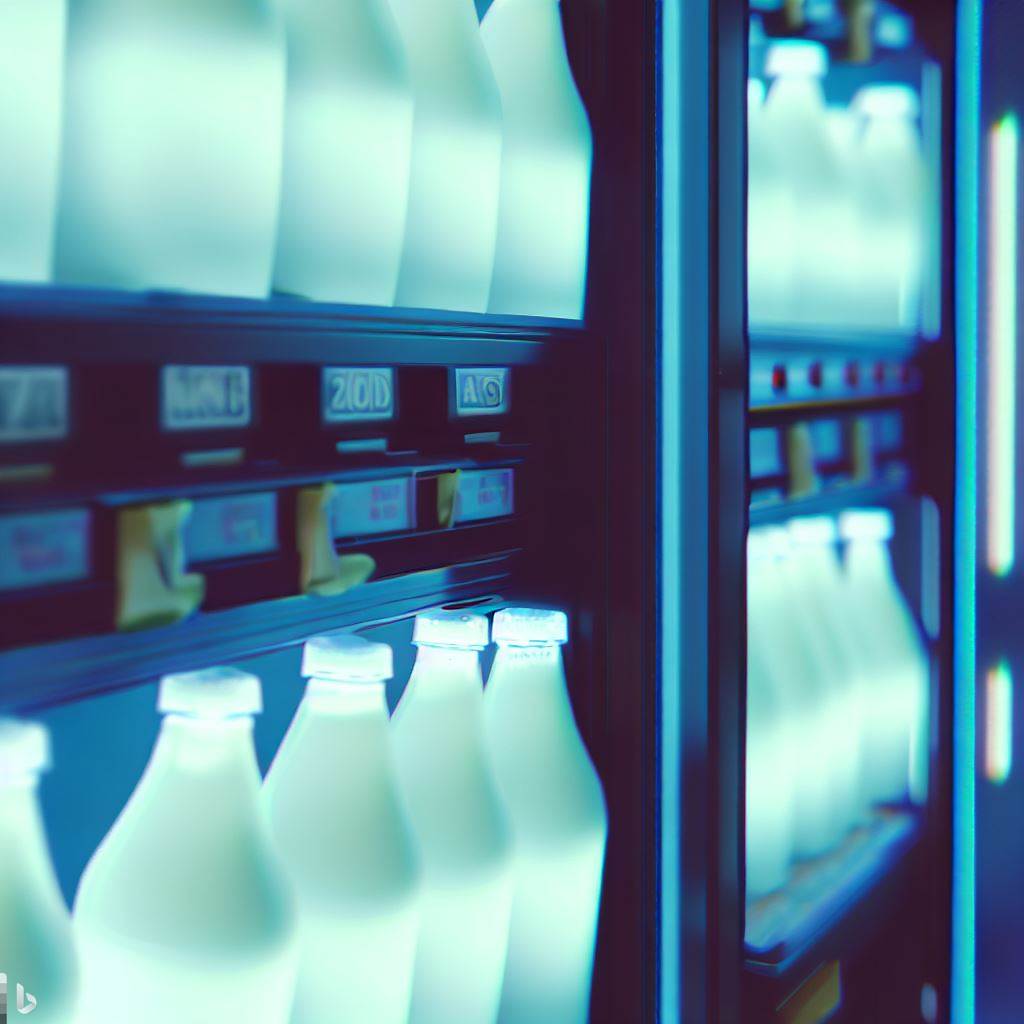 flavoured milk vending machine near me