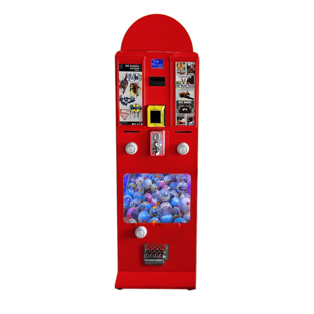 Electronic Sticker/Tattoo and Capsule Vending Machine