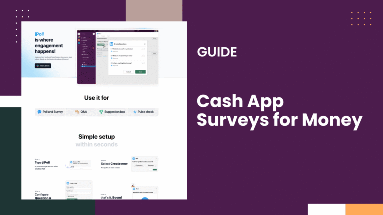 Cash App Surveys for Money