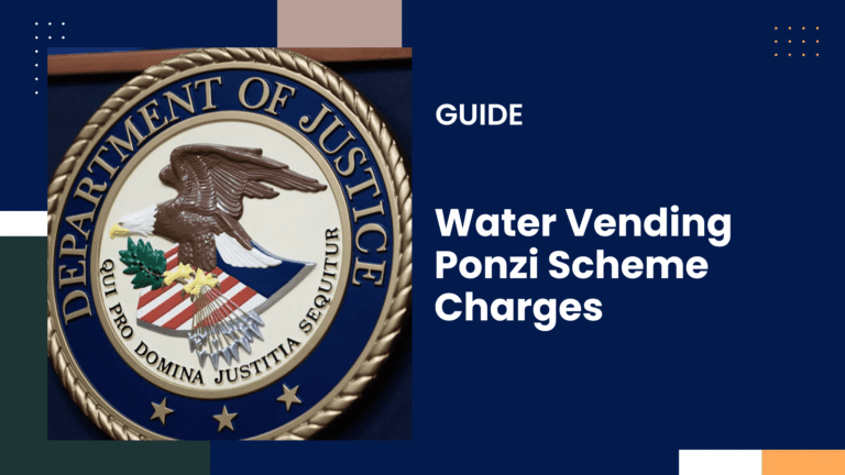 Water Vending Ponzi Scheme Charges